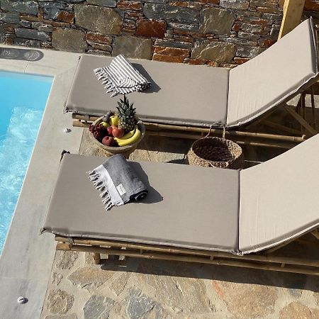 Villa Ypsilon Naxos - Luxury Holiday House With Amazing Sea View & Private Pool Agia Anna  Eksteriør billede