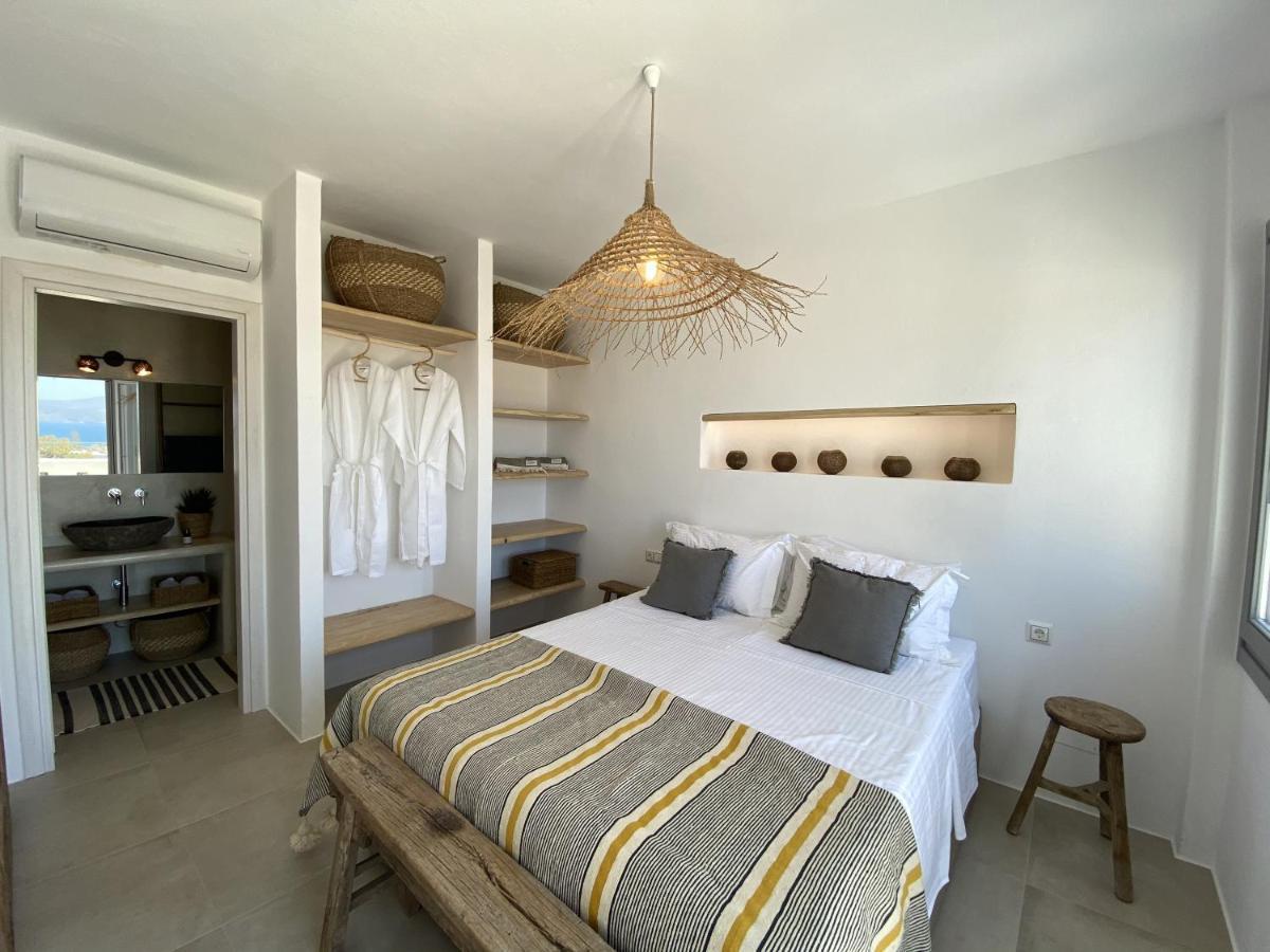 Villa Ypsilon Naxos - Luxury Holiday House With Amazing Sea View & Private Pool Agia Anna  Eksteriør billede